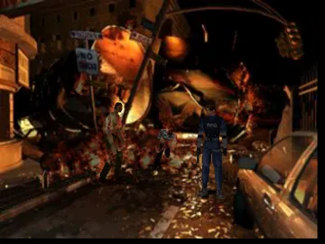 Resident Evil 2 (Europe) (En,Fr) screen shot game playing